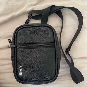 Brixley Leather Midnight Crossbody Sling